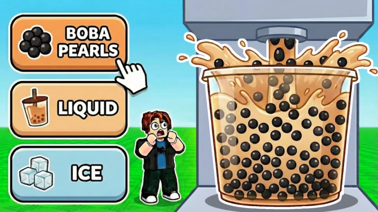 My Boba Stand Roblox Game - Boba Pearls, Liquid, and Ice gameplay